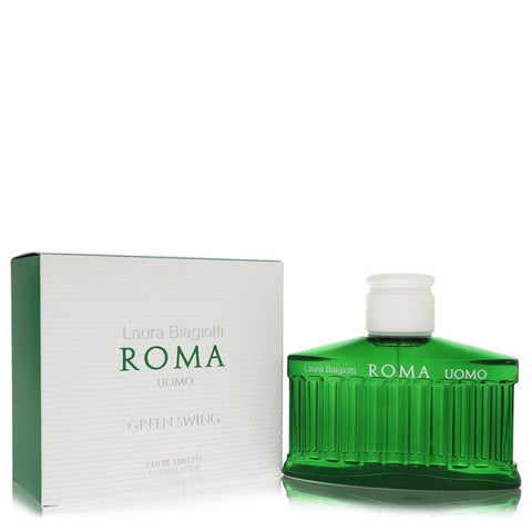 Roma Uomo Green Swing by Laura Biagiotti - Eau De Toilette Spray 6.8 oz
