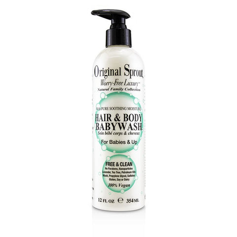 Natural Family Collection Hair & Body Baby Wash With Pure Soothing Moisture (for Babies & Up) - 354ml/12oz