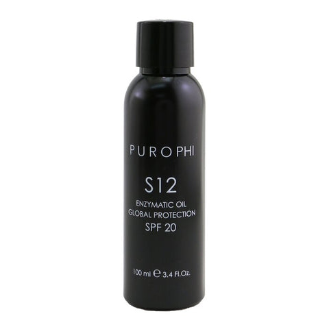 S12 Enzymatic Oil Global Protection Spf 20 (water Resistant) - 100ml/3.4oz