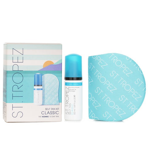 Self Tan Classic Mini Kit: Bronzing Mousse 50ml + Application Mitt - 2pcs