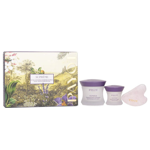 Supreme Global Total Youth Care Ritual Gift Set: Sublimating Youth Cream 50ml + Youth Eye Care 15ml + Mini Guasha 1pc -