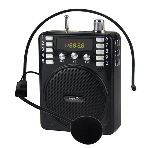 BT PA SYS VOICE AMP BLK