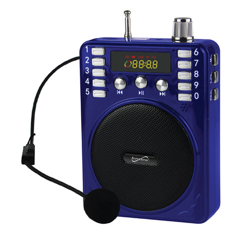 BT PA SYS VOICE AMP BLU