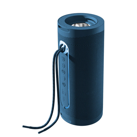 BT SPEAKER W/FLSHLT BLU