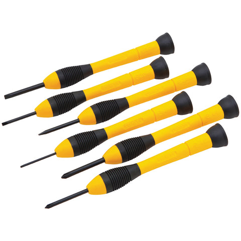 6PC PRCSN SCRWDRVR SET