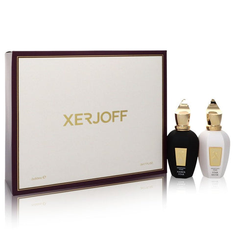 Shooting Stars Amber Star & Star Musk by Xerjoff - Gift Set -- 1.7 oz EDP in Amber Star + 1.7 oz EDP in Star Musk Both Unisex Fragrances