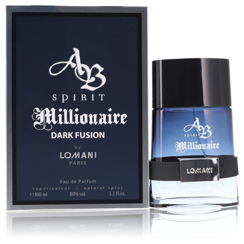 Spirit Millionaire Dark Fusion by Lomani - Eau De Parfum Spray 3.3 oz
