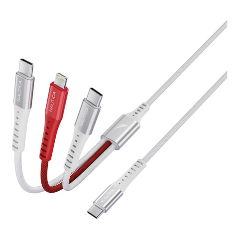 60W 3IN1 CHRG CBL WHT