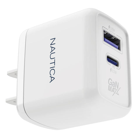 30W PD USBC/USB WCHRG WHT