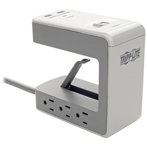 6OUT 8FT DESK CLAMP SURGE