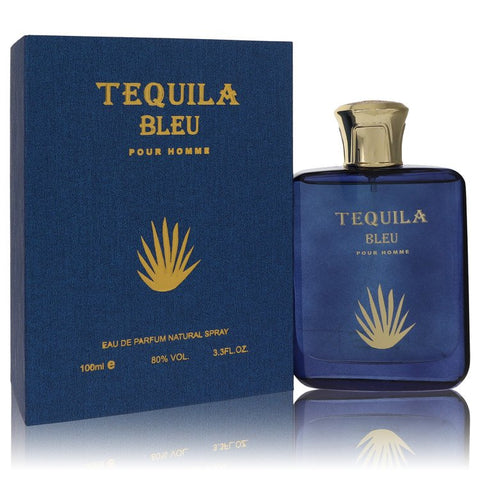 Tequila Pour Homme Bleu by Tequila Perfumes - Eau De Parfum Spray 3.3 oz