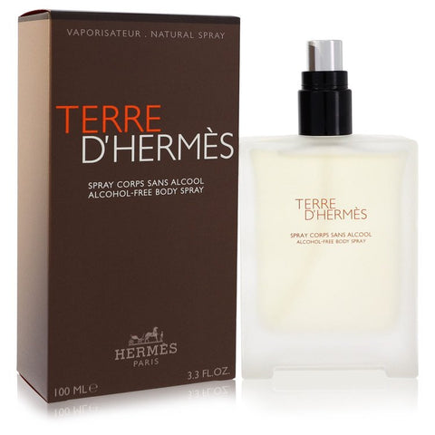 Terre D'Hermes by Hermes - Body Spray (Alcohol Free) 3.3 oz