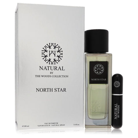 The Woods Collection Natural North Star by The Woods Collection - Eau De Parfum Spray with Mini Refillable Spray (Unisex) 3.4 oz