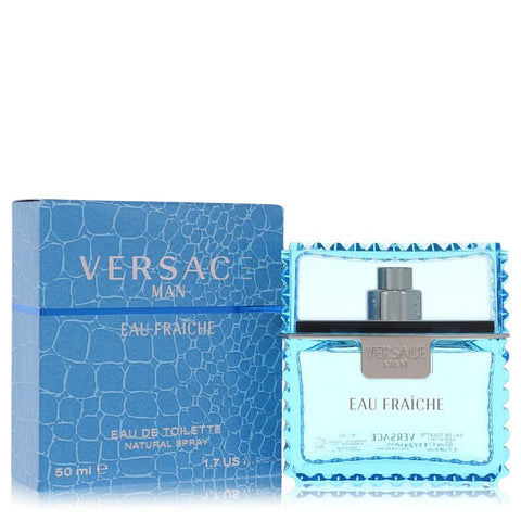 Versace Man by Versace - Eau Fraiche Eau De Toilette Spray (Blue) 1.7 oz