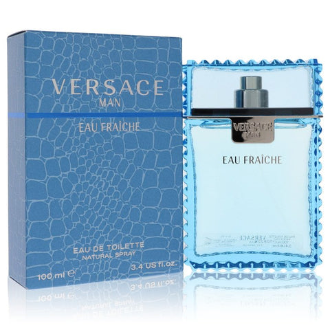 Versace Man by Versace - Eau Fraiche Eau De Toilette Spray (Blue) 3.4 oz