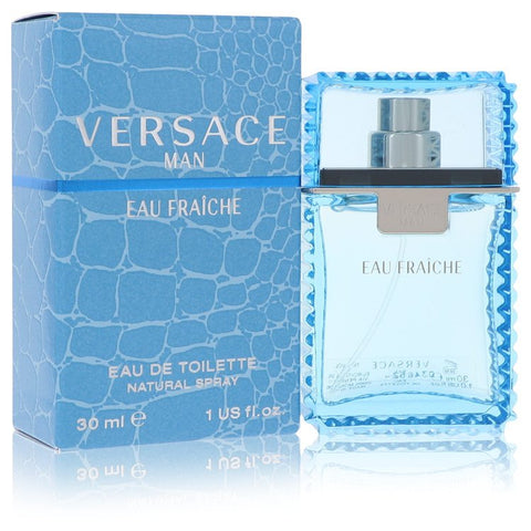 Versace Man by Versace - Eau Fraiche Eau De Toilette Spray (Blue) 1 oz