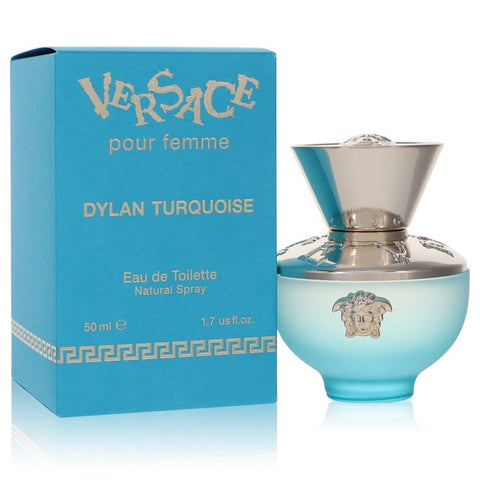 Versace Pour Femme Dylan Turquoise by Versace - Eau De Toilette Spray 1.7 oz