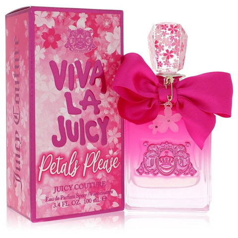 Viva La Juicy Petals Please by Juicy Couture - Eau De Parfum Spray 3.4 oz
