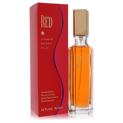 Red by Giorgio Beverly Hills - Eau De Toilette Spray 3 oz