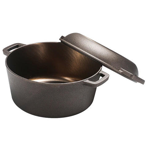 5QT CI DTCH OVN W/SKLT LD