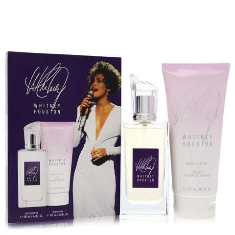 Whitney Houston by Whitney Houston - Gift Set -- 3.4 oz Eau De Parfum Spray + 6 oz Body Lotion