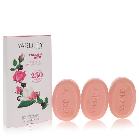 English Rose Yardley by Yardley London - 3 x 3.5 oz  Luxury Soap 3.5 oz
