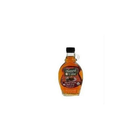 Natural Value Dark Amber Maple Syrup (12x8Oz)