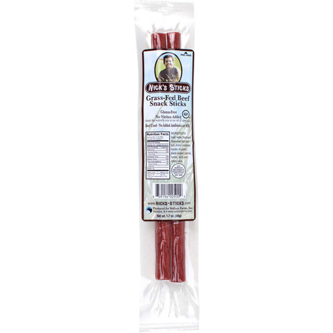 Nick's Sticks  100% Grass-Fed Beef Snack Sticks (25x1.7 OZ)