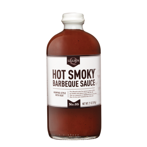 LILLIES BBQ SCE HOT SMKY ( 6 X 20 OZ   )