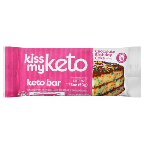 KMKTO BDAY CAKE KETO BAR ( 12 X 1.76 OZ   )