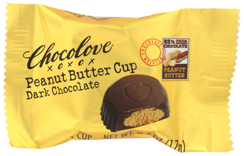 CH LOVE PBTR DK CHOC CUP ( 50 X 0.6 OZ   )
