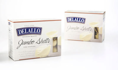 DELALLO JMBO SHELLS PSTA ( 12 X 12 OZ   )