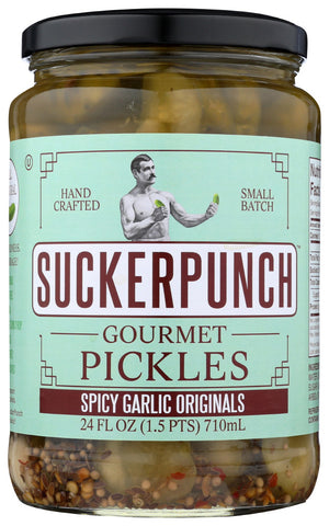 SKRPNCH PKLS SPCY GARLIC ( 6 X 24 OZ   )