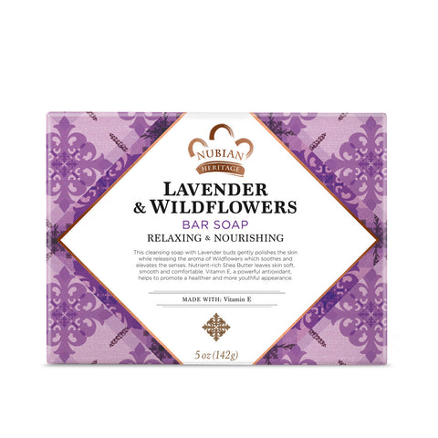 Nubian Heritage Lavendar Wild Flwr Soap (1x5OZ )