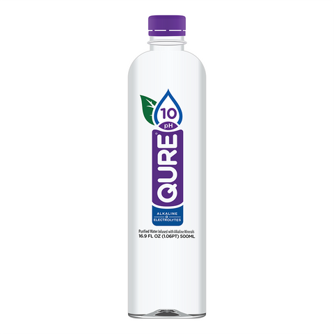 QURE ALKALINE WATER ( 24 X 16.9 OZ   )