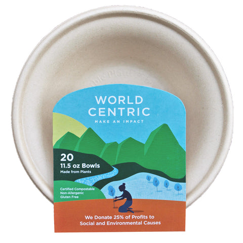 World Centric Bagasse Bowl 11.5Oz (12x20 CT)