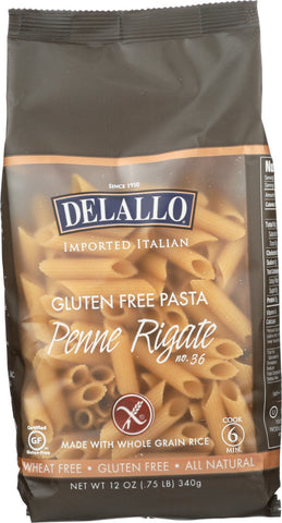 De Lallo Wg Rice Penne GF (12x12OZ )