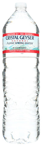 Crystal Geyser Alpine Spring Water Plastic 1.5 Liter (12x50.7 Oz)