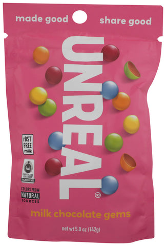 UNRL MILK CHOCOLATE GEMS ( 6 X 5 OZ   )
