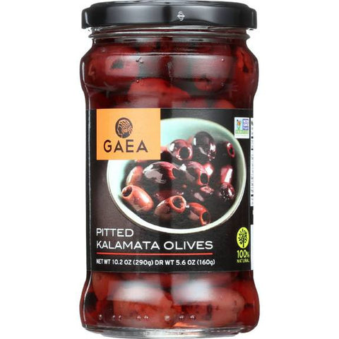 GAEA PITTED KALAMATA OLV ( 8 X 5.6 OZ   )