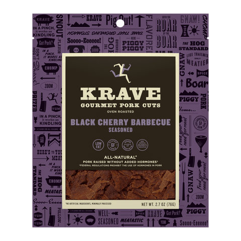 KRAVE PORK JERKY BLKCHRY ( 8 X 2.7 OZ   )
