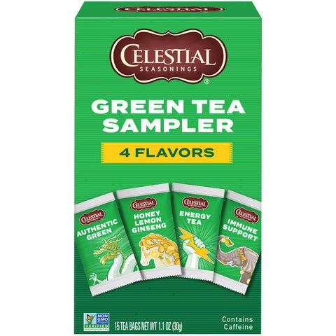 CS GRN TEA SAMPLER 4FLVR ( 6 X 15 CT   )