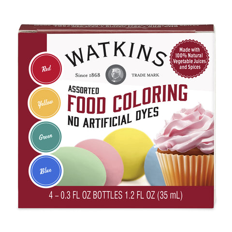 WTKINS FOOD COLORING AST ( 6 X 4 CT   )