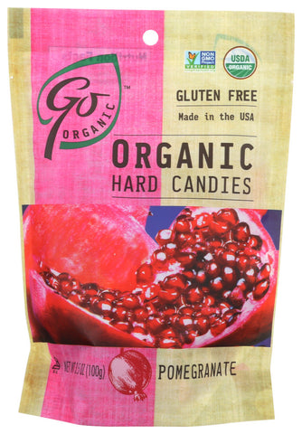 Go Naturally Pomegranate Hard Candy (6x3.5OZ )