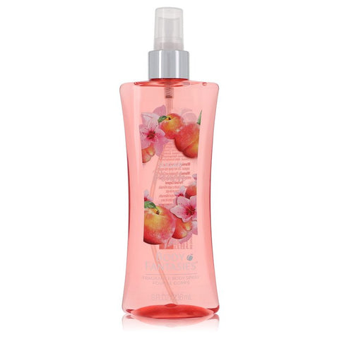 Body Fantasies Signature Sugar Peach by Parfums De Coeur - Body Spray 8 oz