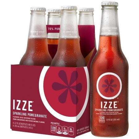 IZZE SPK POMEGRANATE ( 6 X 4 PACK )