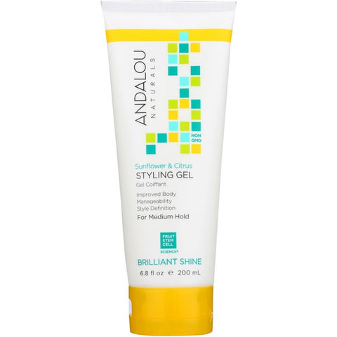 Andalou Naturals Healthy Shine Sunflower & Citrus Styling Gel (1x6.8 Oz)
