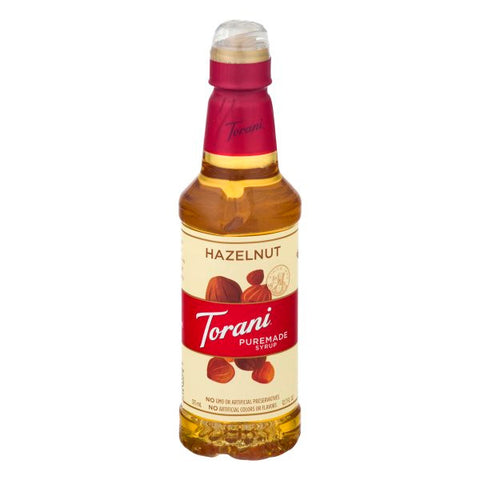 TORANI HAZELNUT SYRUP ( 4 X 12.7 OZ   )
