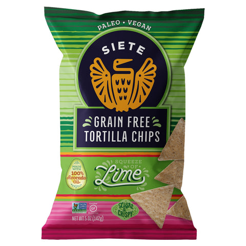 SIETE TORT CHPS LIME ( 12 X 5 OZ   )