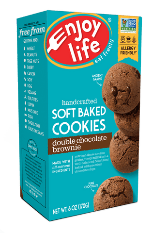 Enjoy Life Double Choc Brownie Cookie Gluten Free (6x6 Oz)